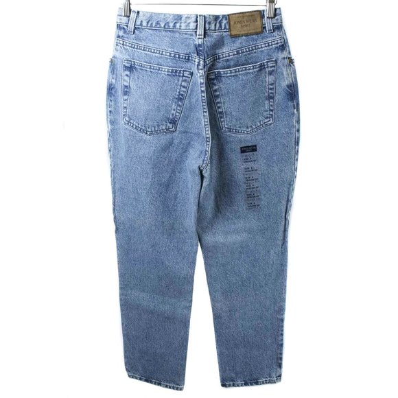 JONES WEAR SPORT 90s Medium Wash High Waisted Tapered Mom Jeans NWT Size 8 - Picture 3 of 6